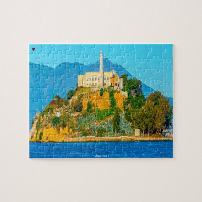 Alcatraz Jigszle Puzzle Pussel (Horisontell)