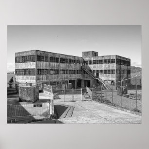 ALCATRAZ MODEL INDUSTRIES BYGGNAD POSTER