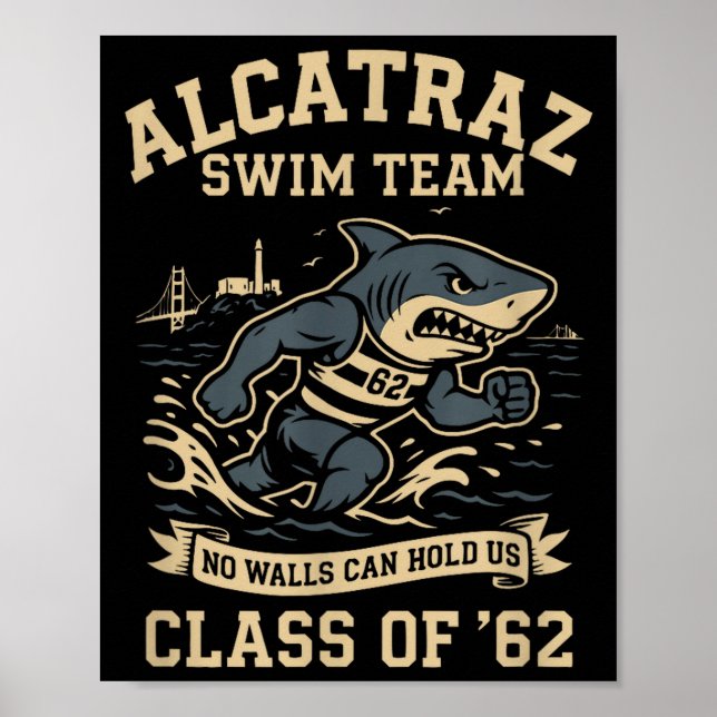 Alcatraz Penitentiary Swim Team  Poster (Framsidan)