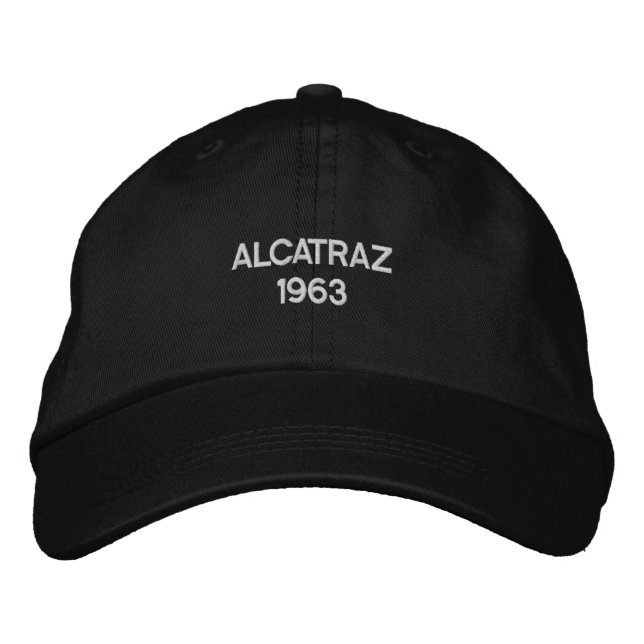 Alcatraz Prison TV Show 1963 Cap Broderad Keps (Framsida)
