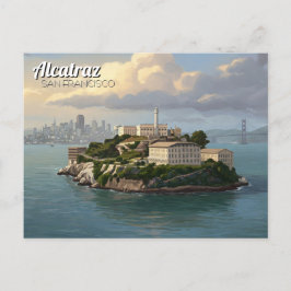 Alcatraz San Francisco Travel Vykort