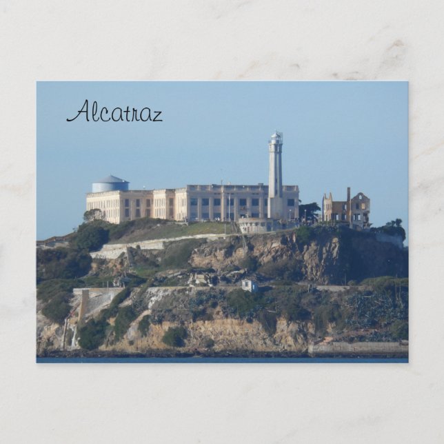 Alcatraz-San Francisco Vykort (Framsida)