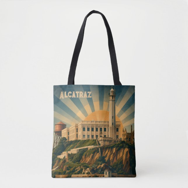 Alcatraz-shoppingväska Tygkasse (Framsida)
