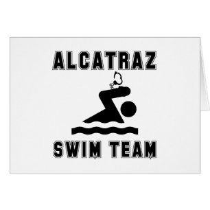 Alcatraz simmalag hälsningskort