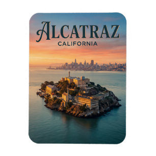 Alcatrazön Kalifornien Magnet