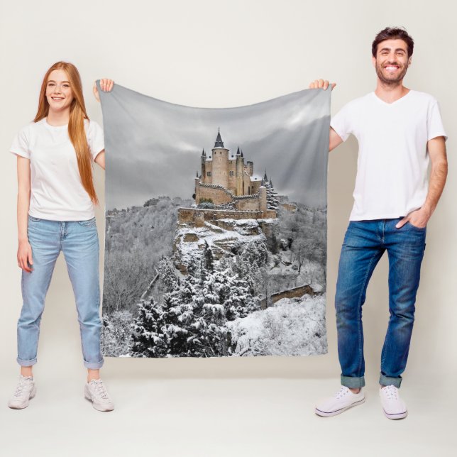 Alcazar de Segovia, Spanien Fleecefilt (På plats)
