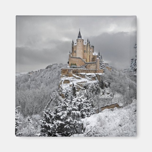 Alcazar de Segovia, Spanien Magnet (Framsidan)
