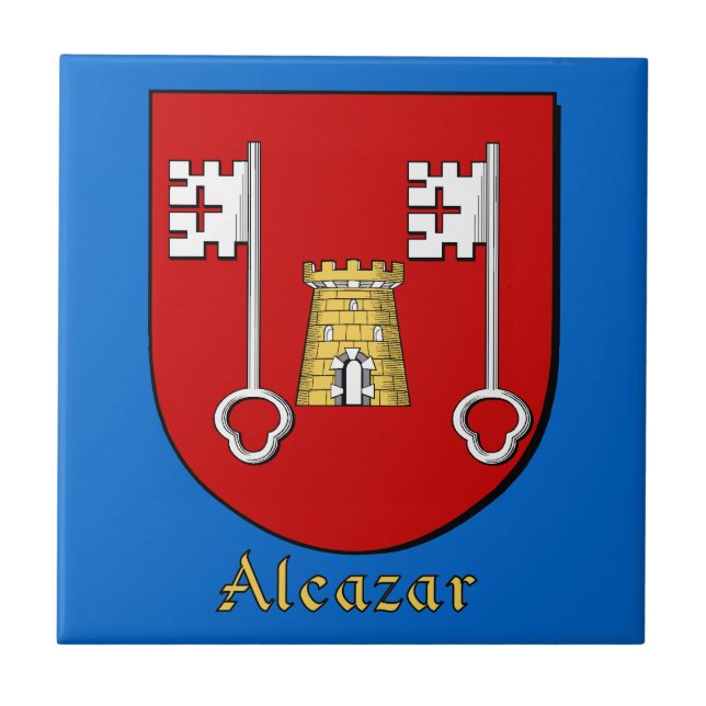Alcazar Family Shield Kakelplatta (Framsidan)