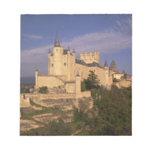 Alcazar och katedral, Segovia, Castile Leon, Anteckningsblock