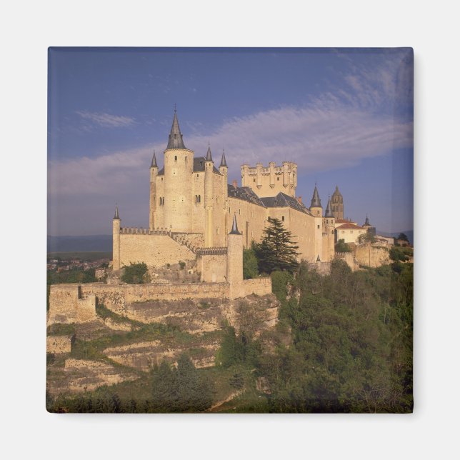 Alcazar och katedral, Segovia, Castile Leon, Magnet (Framsidan)