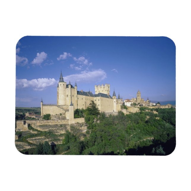 Alcazar, Segovia, Kastilien Leon, Spanien 2 Magnet (Horisontell)
