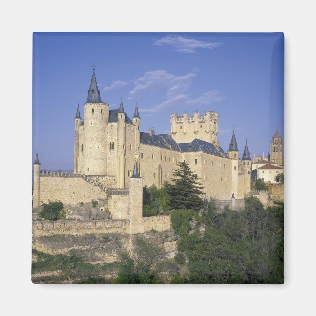 Alcazar, Segovia, Kastilien Leon, Spanien Magnet (Framsidan)
