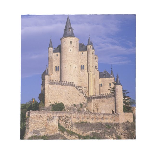 Alcazar, Segovia, Kastilien Leon, Spanien, Unesco Anteckningsblock (Framsida)