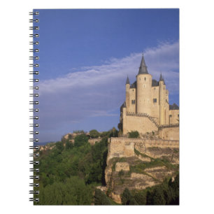 Alcazar, Segovia, Kastilien och Leon, Spanien Anteckningsbok Med Spiral