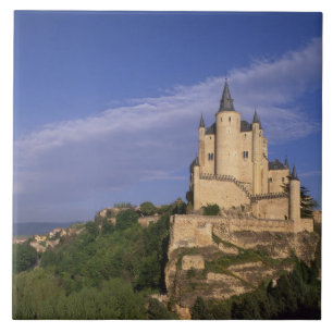 Alcazar, Segovia, Kastilien och León, Spanien Kakelplatta