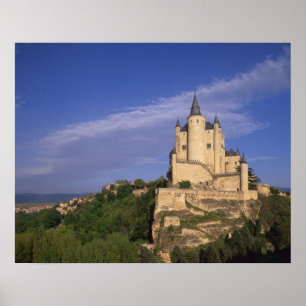 Alcázar, Segovia, Kastilien och León, Spanien Poster
