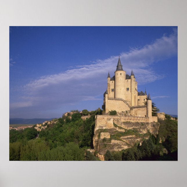 Alcázar, Segovia, Kastilien och León, Spanien Poster (Framsidan)