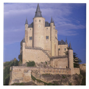 Alcazar, Segovia, Kastilien och Leon, Spanien, Une Kakelplatta