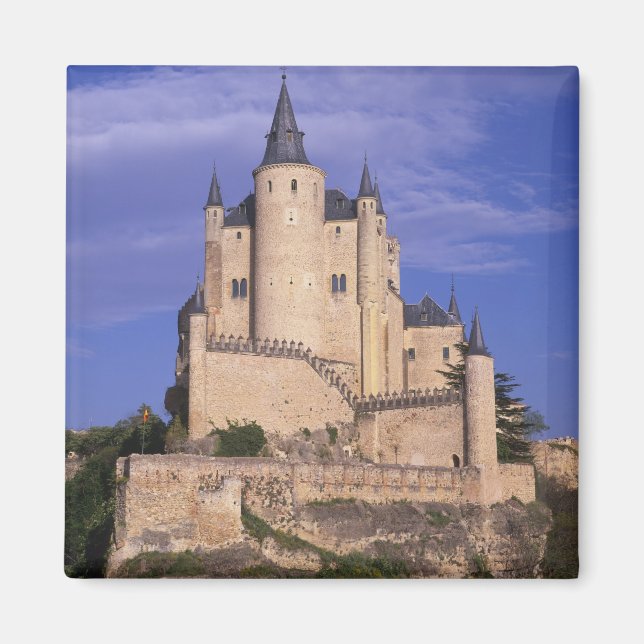 Alcazar, Segovia, Kastilien och León, Spanien, Une Magnet (Framsidan)
