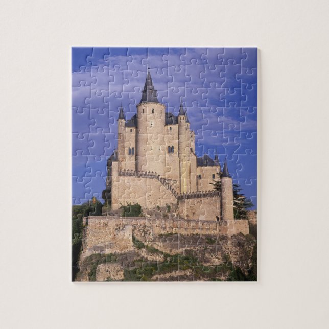 Alcazar, Segovia, Kastilien och Leon, Spanien, Une Pussel (Vertikal)