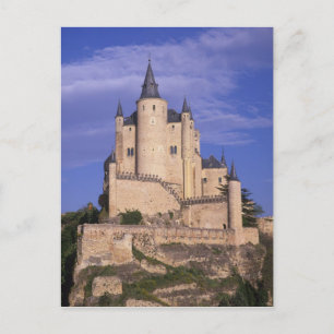 Alcazar, Segovia, Kastilien och Leon, Spanien, Une Vykort