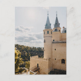 Alcázar Segovia medeltida slott Vykort