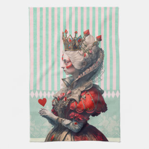 Alce in wonderland Queen of Hearts Kökshandduk