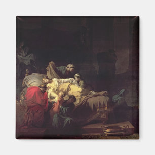 Alcestis offrar hon själv för att spara henne magnet
