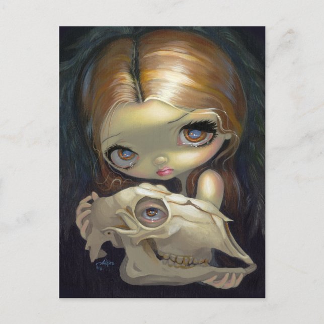 "Alchemical Angel I" vykort (Framsida)