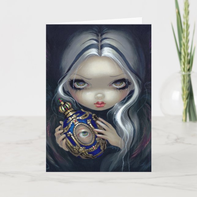 "Alchemical Angel IV"-hälsningskort Kort (Framsida)