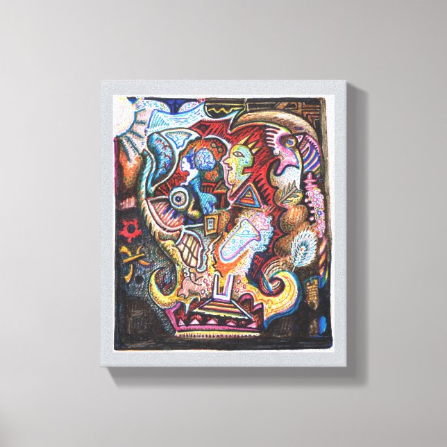 Alchemical Continit Canvas Wall Art (Framsida)