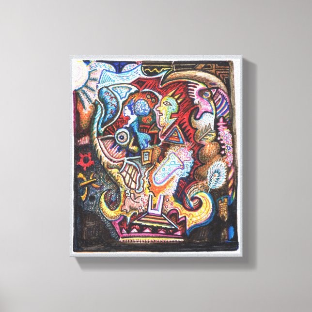 Alchemical Continit Canvas Wall Art (Framsida)