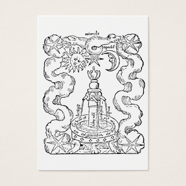 Alchemical Fontän Visitkort (Framsidan)