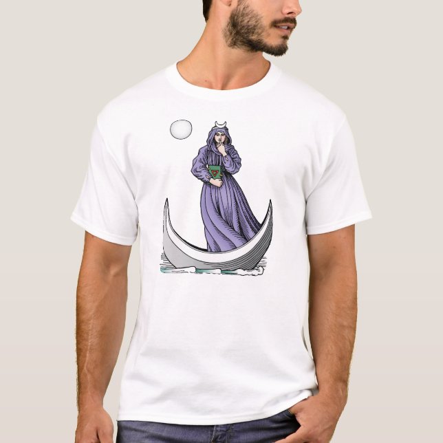 Alchemical kickPriestess Tee Shirt (Framsida)