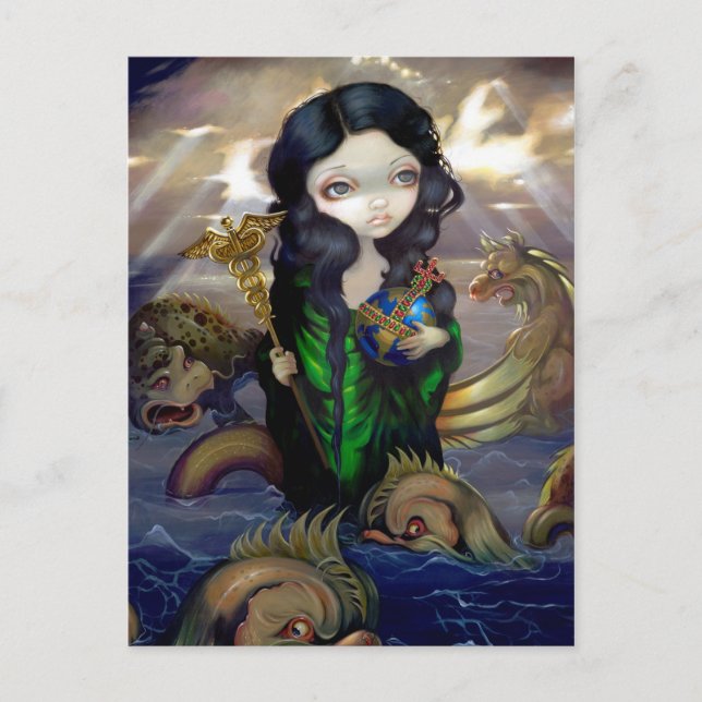 "Alchemical Seas" vykort (Framsida)