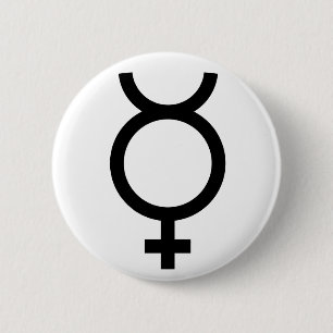 Alchemical symbol för Mercury Knapp