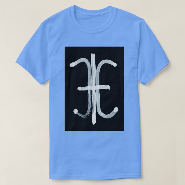 Alchemical Symbols Ammonia Inverted T Shirt (Design framsida)