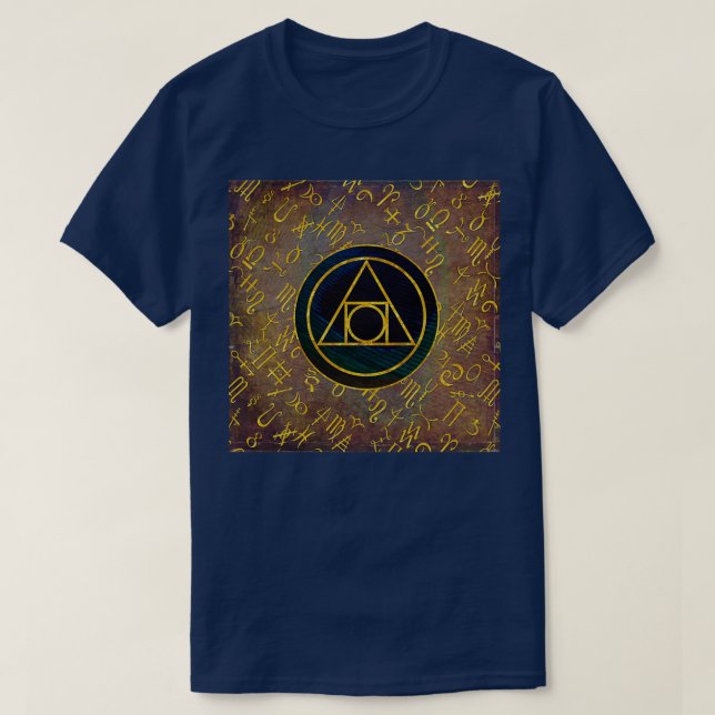Alchemical Symbols Classic TShirt T Shirt (Design framsida)