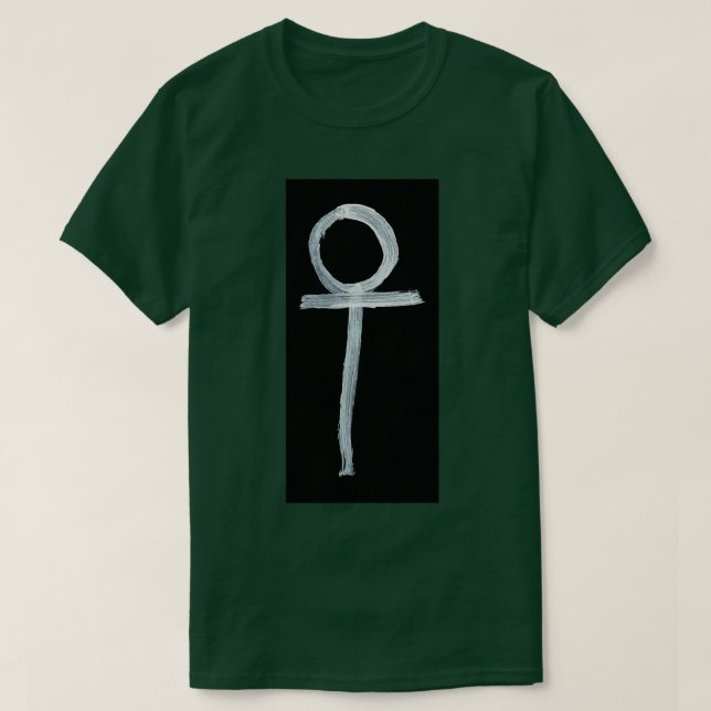 Alchemical Symbols Copper Six Inverterad T Shirt (Design framsida)