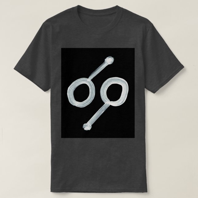 Alchemical Symbols Day Natt Inverterad T Shirt (Design framsida)