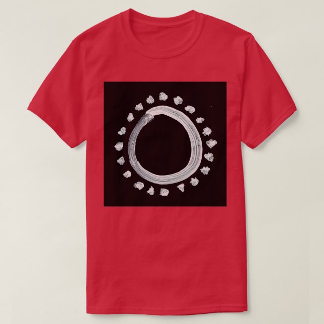 Alchemical Symbols Guld 5 inverterad T Shirt (Design framsida)