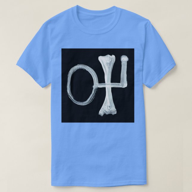 Alchemical Symbols Guld sex Inverterad T Shirt (Design framsida)