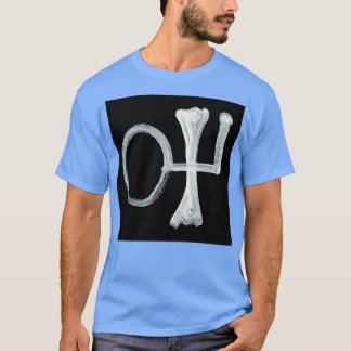 Alchemical Symbols Guld sex Inverterad T Shirt