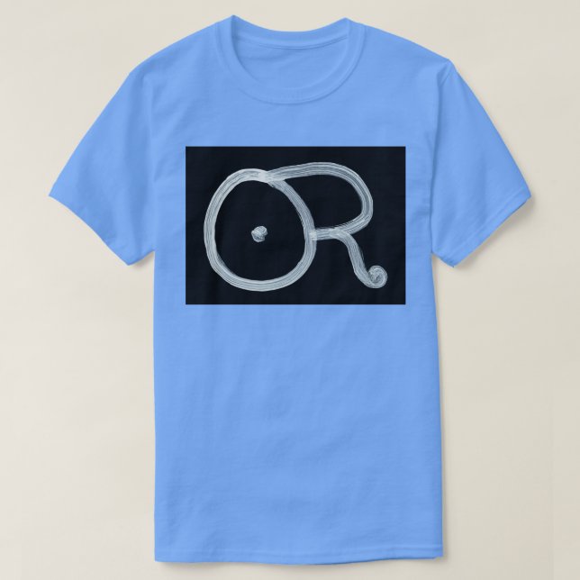 Alchemical Symbols Guld Three inverterad T Shirt (Design framsida)