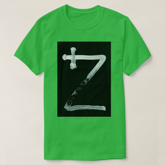 Alchemical Symbols Lime Inverted T Shirt (Design framsida)