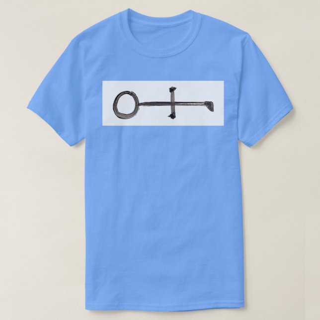 Alchemical Symbols Magnesia T Shirt (Design framsida)