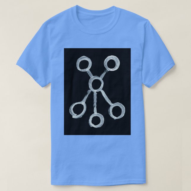 Alchemical Symbols Oil Two Inverted T Shirt (Design framsida)