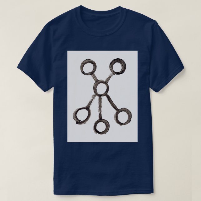 Alchemical Symbols Oil Two T Shirt (Design framsida)