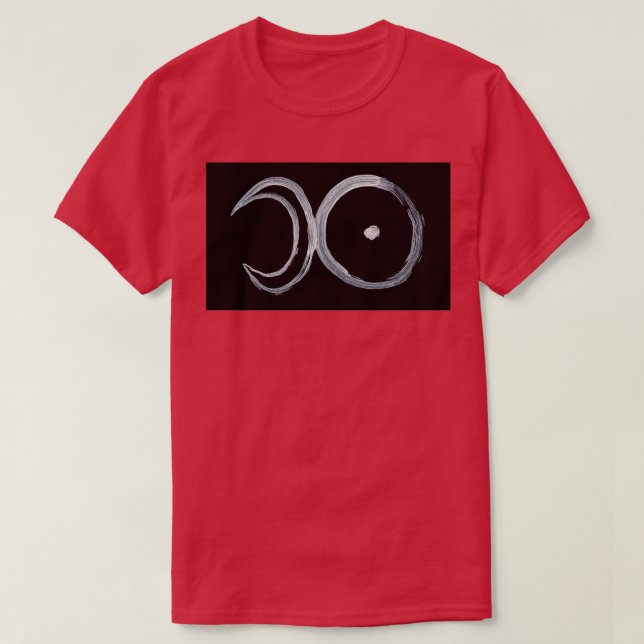 Alchemical Symbols Platinum One Inverterad T Shirt (Design framsida)