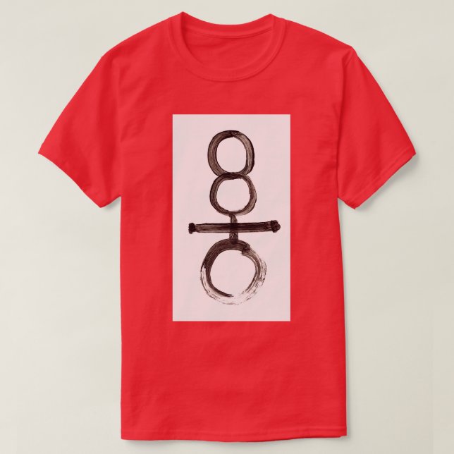 Alchemical Symbols Sediment T Shirt (Design framsida)